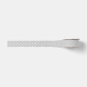 Ruban Gros-grain Gris Blanc Points (Devant)