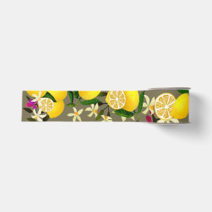 Ruban Gros-grain Gris citron