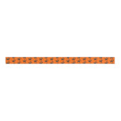 Ruban Gros-grain Halloween Grosgrain Ruban noir Chat (Devant)