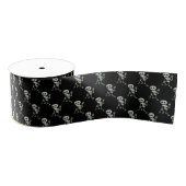 Ruban Gros-grain Halloween Grosgrain Ruban-Squelette (Bobine)