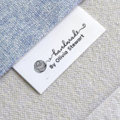 Ruban Gros-grain Handmade by crochet yarn personalized Ribbon