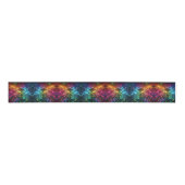 Ruban Gros-grain High Tech Rainbow Circuit Board Ribbon (Devant)