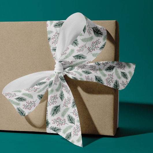 Ruban Gros-grain Holly et Pine | Motif