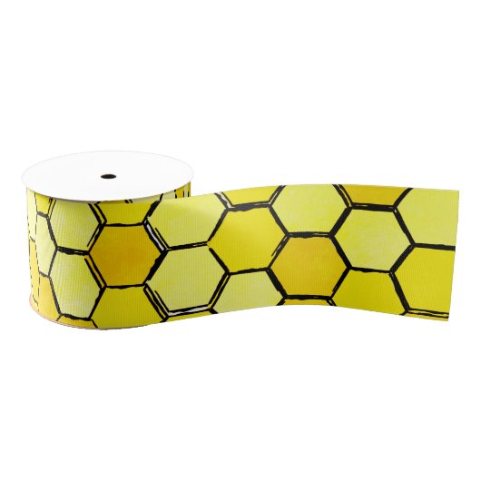 Ruban Gros-grain Honeypeb Beth Theme (Bobine)