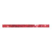 Ruban Gros-grain Image de faux sequins rouges (Devant)