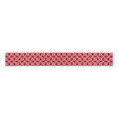 Ruban Gros-grain Impression atomique moderne du milieu du siècle - (Devant)
