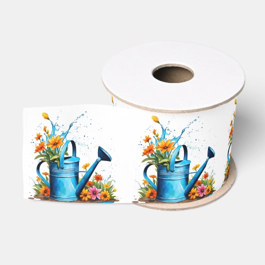Ruban Gros-grain Inspiration de jardin (Bobine)
