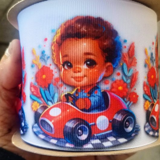 Ruban Gros-grain Je suis prêt à courir