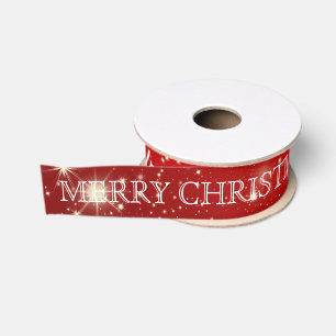 Ruban Gros-grain Joyeux Noël Customisé personnalisé