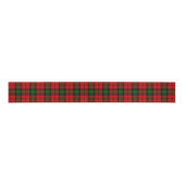 Ruban Gros-grain Kerr tartan rouge vert plaid (Devant)