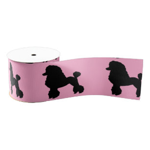 Ruban Gros-grain la jupe rose de caniche des années 1950 a inspir
