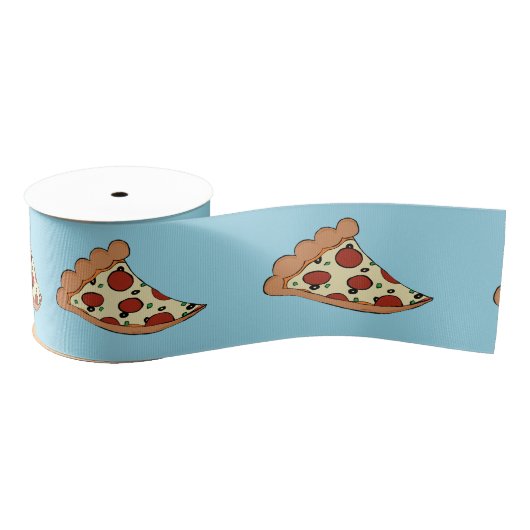 Ruban Gros-grain La pizza découpe le ruban en tranches (Bobine)