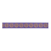 Ruban Gros-grain LABYRINTH MOSAIC 3" Large Grosgrain Ribbon (Devant)