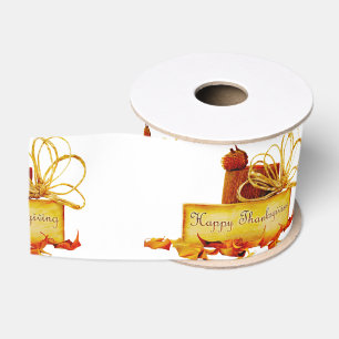 Ruban Gros-grain l'ambiance chaleureuse et festive de Thanksgiving