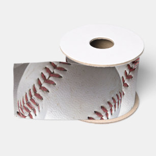 Ruban Gros-grain Le base-ball pique le rouge