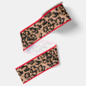Ruban Gros-grain Leopard - imprimé tacheté animal (Dos)