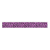 Ruban Gros-grain Leopard rose (Devant)