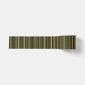 Ruban Gros-grain Lignes noires et olive (Devant)