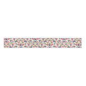 Ruban Gros-grain Luxe Artistique Botanique Floral Mariage Paisley (Devant)