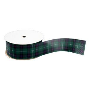 Ruban Gros-grain MacDonald de Isles Tartan Plaid Motif