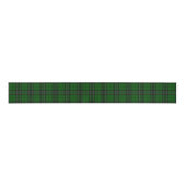 Ruban Gros-grain MacLean Tartan vert et noir plaid (Devant)