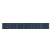 Ruban Gros-grain Macneil de Colonsay tartan bleu vert plaid (Devant)