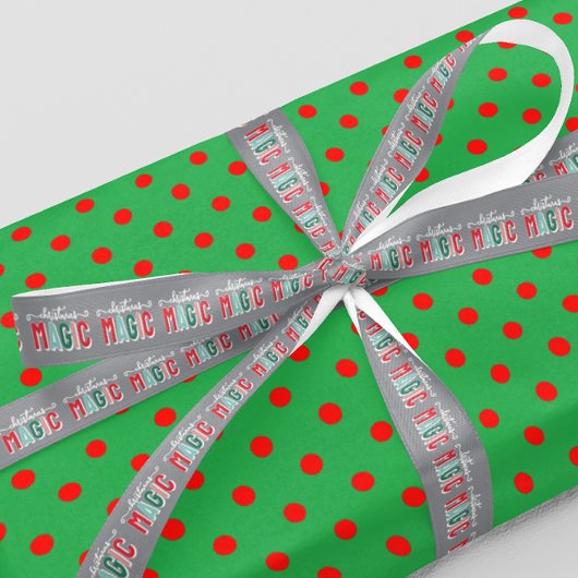 Ruban Gros-grain Magie de Noël