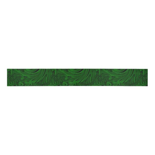 Ruban Gros-grain malachite vert texture (Devant)