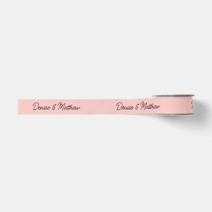 Ruban Gros-grain Mariée et Gossamer de chambre rose