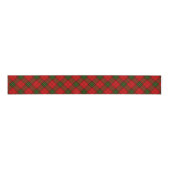 Ruban Gros-grain Maxwell tartan rouge vert plaid (Devant)