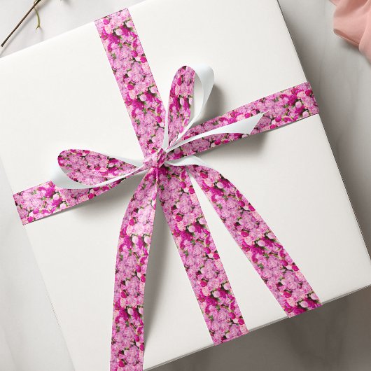 Ruban Gros-grain Modèle de pivoines roses