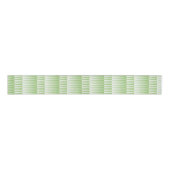 Ruban Gros-grain Motif blanc vert rayé (Devant)