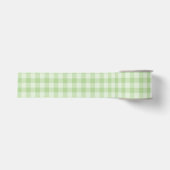 Ruban Gros-grain Motif damier vert (Devant)