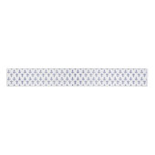 Ruban Gros-grain Motif d'ancrage bleu et blanc (Devant)
