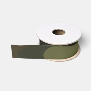 Ruban Gros-grain Motif de camouflage audacieux pour les amateurs de