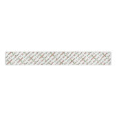 Ruban Gros-grain Motif de Noël Rouge Vert Mignon (Devant)