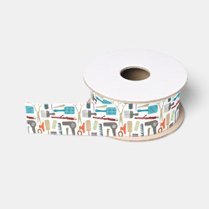 Ruban Gros-grain Motif de soins capillaires