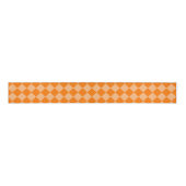 Ruban Gros-grain Motif diamant Orange Checker (Devant)