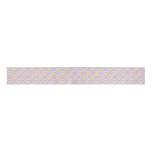 Ruban Gros-grain Motif en coquille de couleur pastel