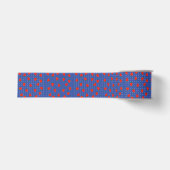 Ruban Gros-grain Motif fraise avec points (Devant)