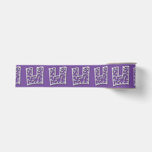 Ruban Gros-grain motif jaggy