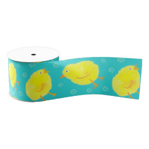 Ruban Gros-grain Motif mignon de Pâques