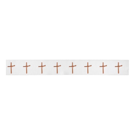 Ruban Gros-grain Motif Palm Cross (Devant)