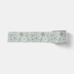 Ruban Gros-grain Neige Vintage