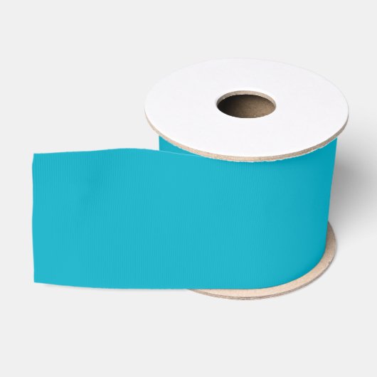 Ruban Gros-grain Noël bleu Aqua (Bobine)