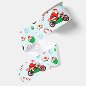 Ruban Gros-grain Noël de motard (Dos)