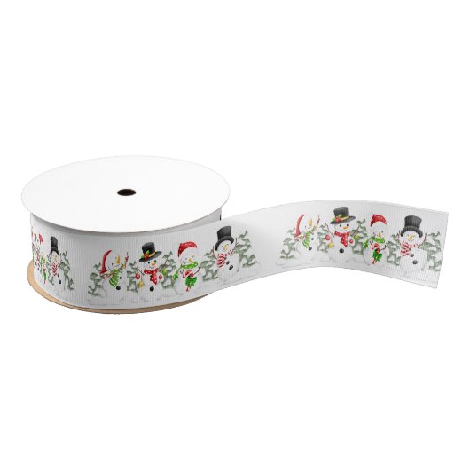 Ruban Gros-grain Noël Grosgrain Ribbon (Bobine)