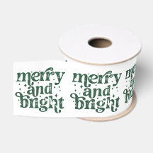 Noël vert et blanc Joyeux et lumineux Vacances