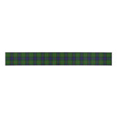 Ruban Gros-grain Ogilvie tartan bleu vert plaid (Devant)