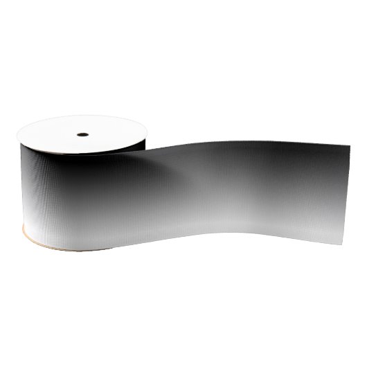 Ruban Gros-grain Ombre noire personnalisée (Bobine)